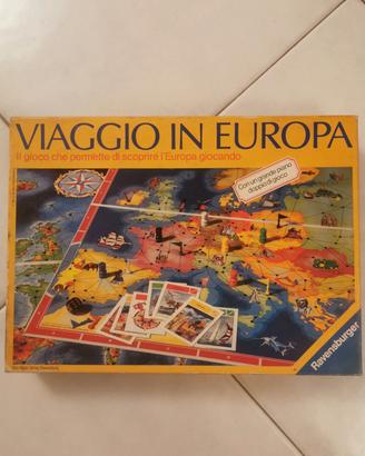 Viaggio in Europa Ravensburger – Gioco vintage 