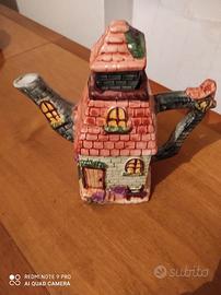 🏡 Teiera in ceramica a forma di casetta 🏡