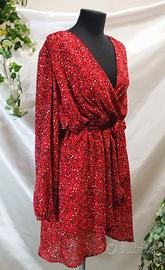 Abito Donna rosso Only feste occasioni Tg IT 42 EU