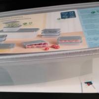 12 contenitori plastica varie misure nuovi