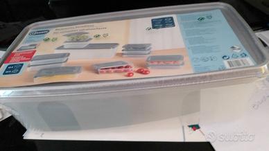 12 contenitori plastica varie misure nuovi