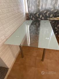 tavolo in vetro
