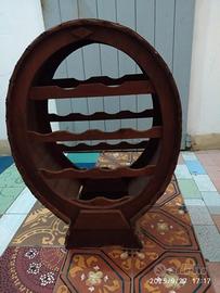 Cantinetta portabottiglie in legno