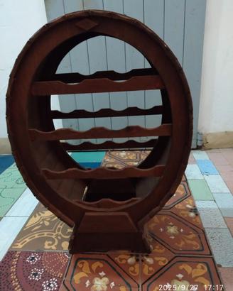 Cantinetta portabottiglie in legno