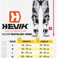 Pantaloni moto invernali Hevik triplo strato XXL