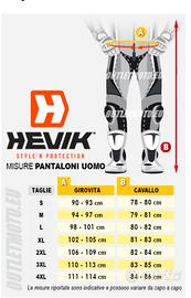 Pantaloni moto invernali Hevik triplo strato XXL