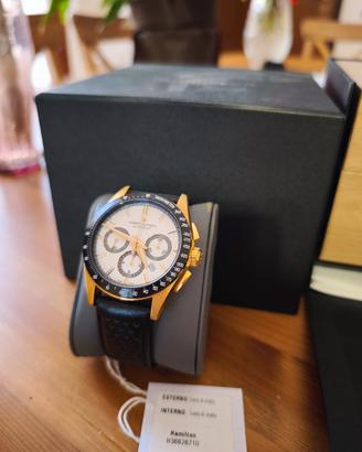 Hamilton jazzmaster performer 42mm PVD Oro rosa 