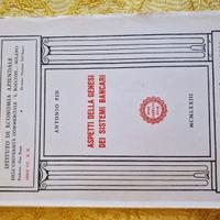Libro di Economia Aspetti dei Sistemi Bancari 1963