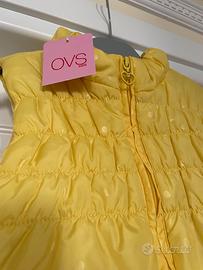 Piumino smanicato bambina 7/8 anni