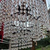 Lampadario anni 60 in cristallo 