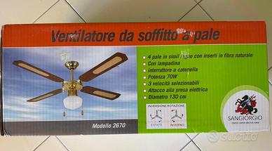 Ventilatore da soffitto a pale