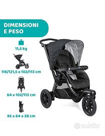 PASSEGGINO NUOVO CHICCO (ANCHE TRIO)