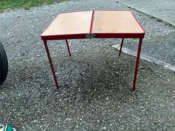 Tavolino pieghevole vintage
