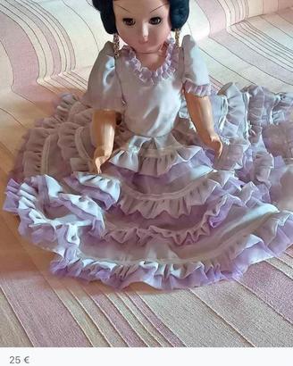 Bambola spagnola vintage flamenco - Anni '70/'80 (