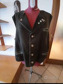 Gilet Scamosciato Stile Tirolese XXL