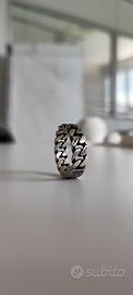 Anello grumetta in argento 925