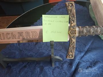 Riproduzione spada Riccardo I Cuor di Leone