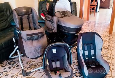trio peg Perego + secondo seggiolino+ base casa