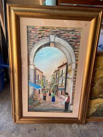 Quadro antico città