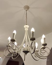 4 lampadari in metallo. disponibilità fine aprile 