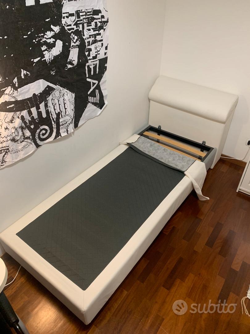 Letto singolo con testiera porta oggetti - Arredamento e Casalinghi In  vendita a Ancona