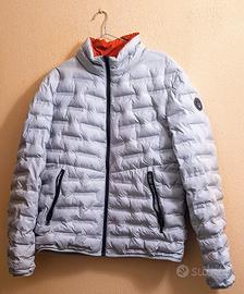giubbotto Napapijri uomo argento double face xl