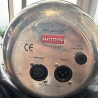 luci teatro, disco n. 2 par proel dmx