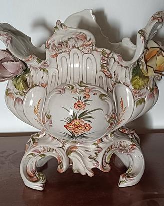 Centrotavola Fioriera Vintage in Ceramica