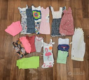 Set estivo bambina 18-24 mesi