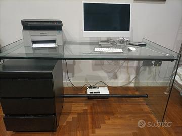 Scrivani in vetro temperato