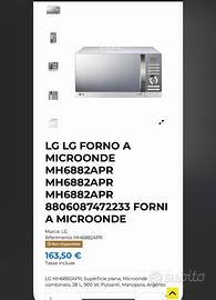 Forno a microonde LG