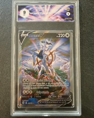 Carta pokemon Arceus V Alternative Art PSA 9