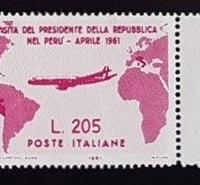 ITALIA - 1961 Gronchi rosa - "Tappabuchi"