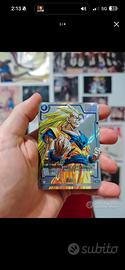 Goku ss3  SR PARALLEL ART DRAGONBALL FUSION WORLD