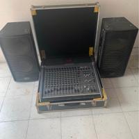 mixer Fbt dx 520 amplificato e casse Bdx 