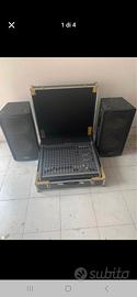 mixer Fbt dx 520 amplificato e casse Bdx 