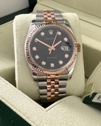 Rolex 116231 Datejust 36 nero brillanti 2010
