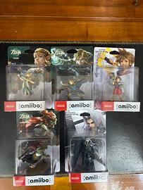Amiibo zelda, sephirot e sora.