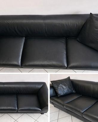 Divano 3 posti in ecopelle di qualità – 210 cm