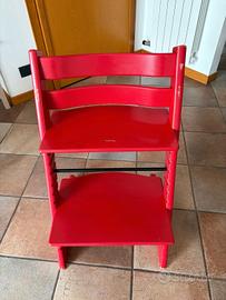Sedia stokke rossa