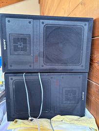 impianto stereo vintage sony