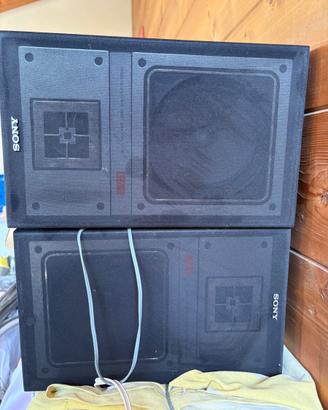 impianto stereo vintage sony