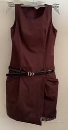 Completo elegante bordeaux  Tubino + Giacca
