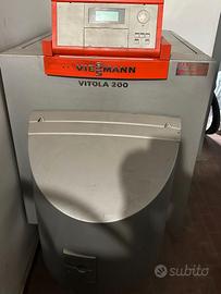 caldaia a gasolio Viessmann+bollitore