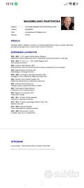 Candidatura lavoro 