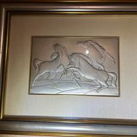 Quadro laminato in argento 925