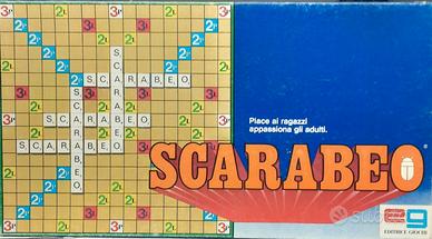 Scarabeo gioco da tavolo vintage