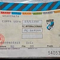 Fascicolo Inter Bayern coppa UEFA 1988