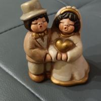 Statuina Sposini Thun in ceramica
