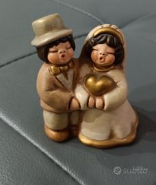 Statuina Sposini Thun in ceramica